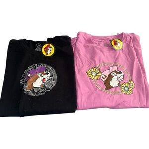 NWT Bundle Buc-ee’s Beaver T-Shirts Southern Cowgirl Halloween 2XL XXL New